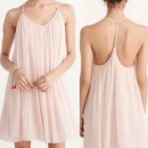 Abercrombie & Fitch Dress Baby Blush Petal Pink Gauzy Flowy Mini Shift